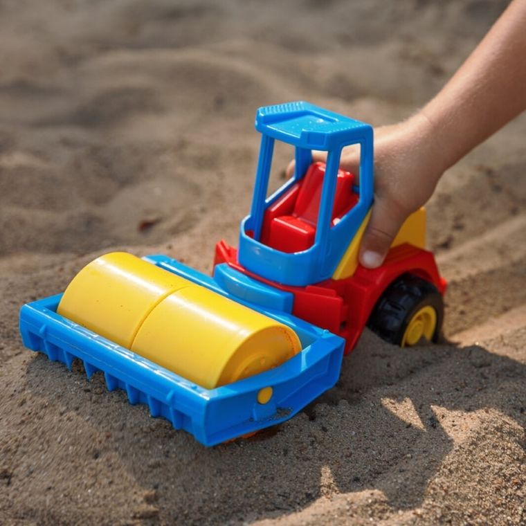 Wader, Tech Truck, Cilindru compactor, vehicul, 24 cm