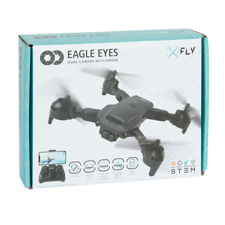 X-Fly, Eagle Eyes, drona cu telecomanda, negru