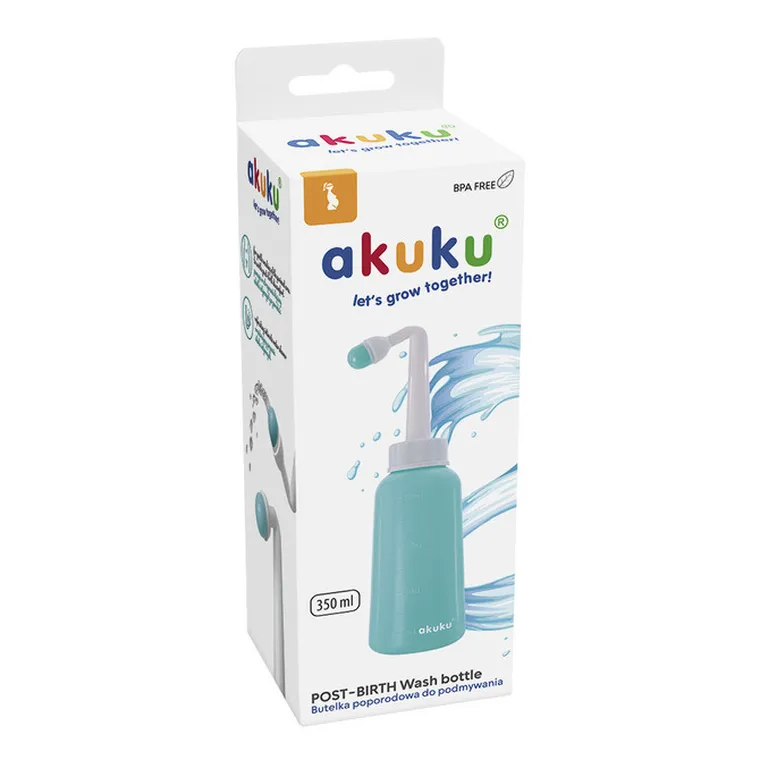 Akuku, Biberon de spalat postpartum, 350 ml