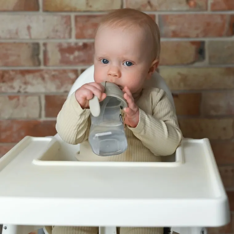 Akuku, cana cu pai din silicon si supapa mobila, bufnita, 300 ml