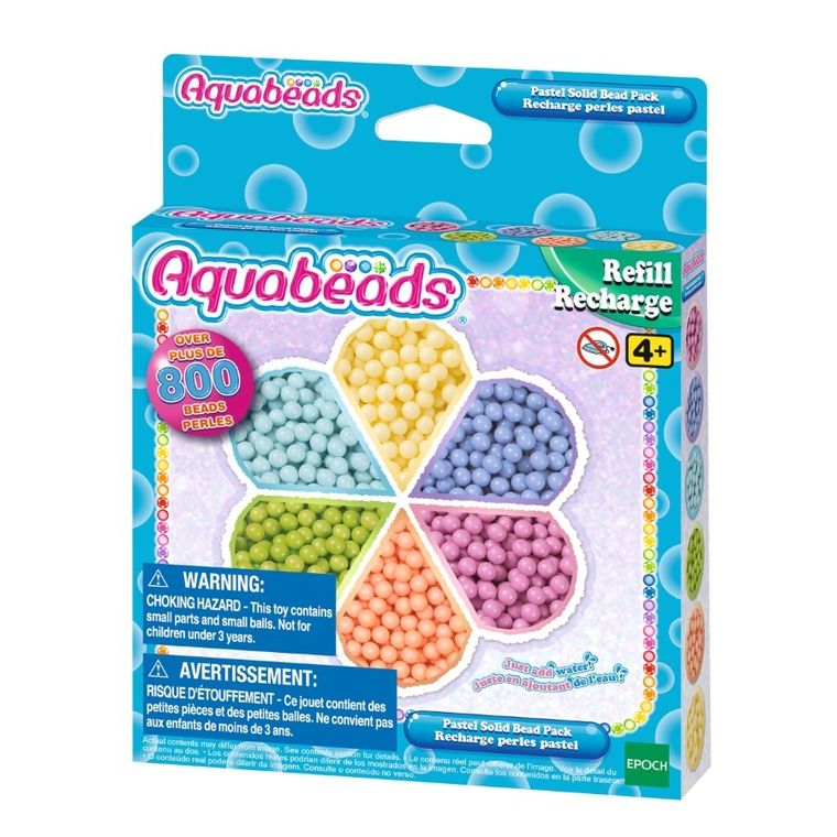 Aquabeads, Margele de baza pastelate, set suplimentar, 31505