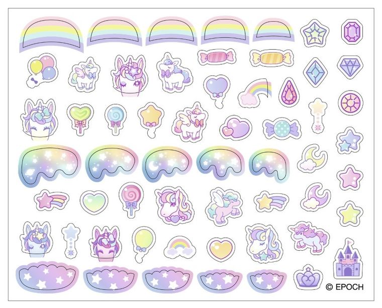 Aquabeads, Unicorns, Nail Studio, set creativ, 35051