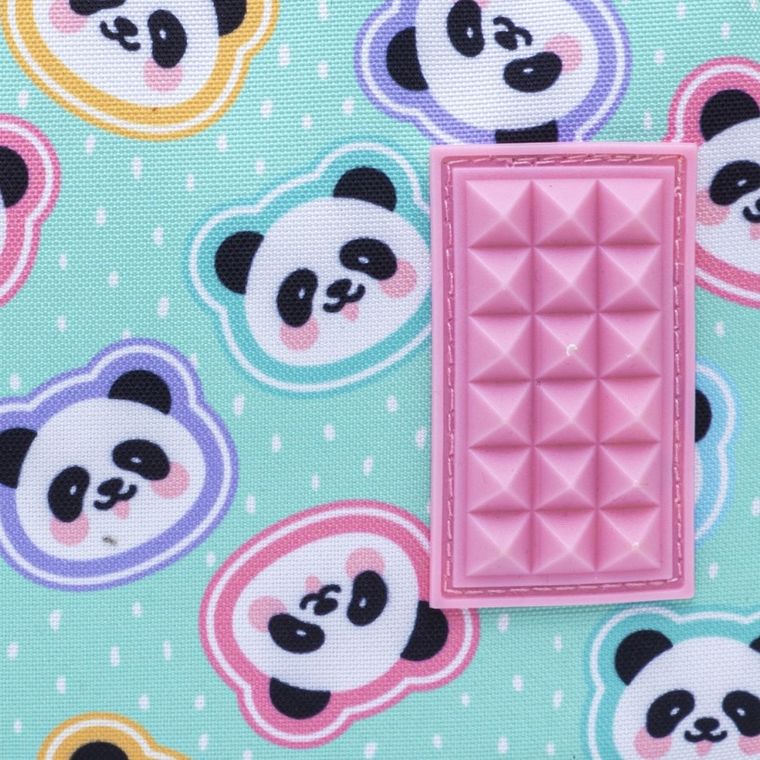 Astrabag, rucsac pentru scoala, cu 3 compartimente, Minty Pandas