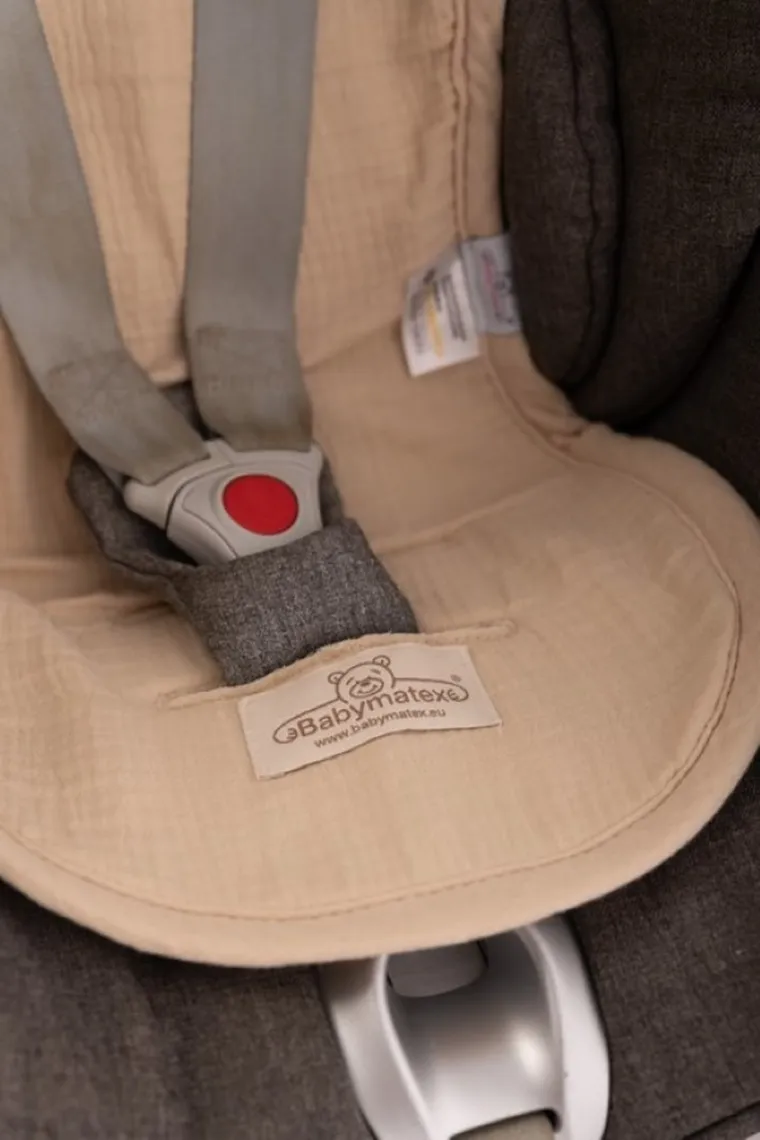 BabyMatex, Paddi, Muslin, insertie de reducere a presiunii pentru scaun auto, bej