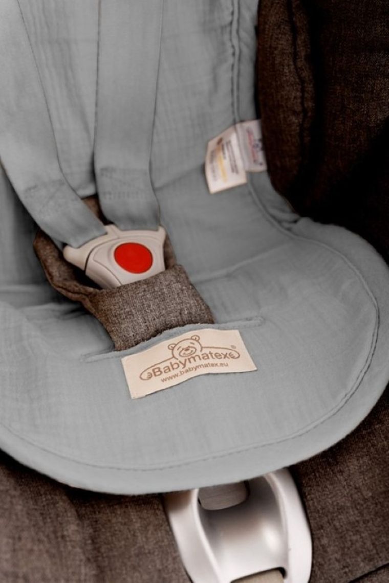 BabyMatex, Paddi, Muslin, insertie de reducere a presiunii pentru scaun auto, granit