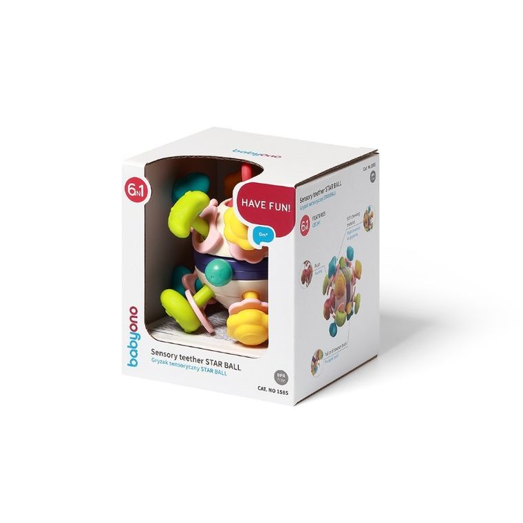 BabyOno, Star Ball, jucarie de dentitie senzoriala