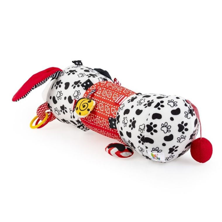 Balibazoo, Catelusul Pedro, jucarie de plus senzoriala cu forma cilindrica