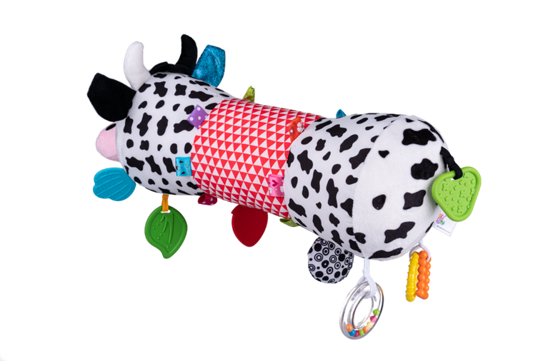 Balibazoo, Vacuta in forma cilindrica, agatatoare, jucarie pentru bebelusi