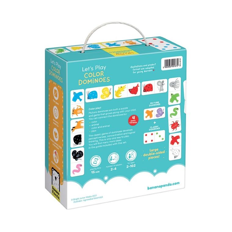 Banana Panda, Let's Play, Dominouri colorate, joc, 2 ani+