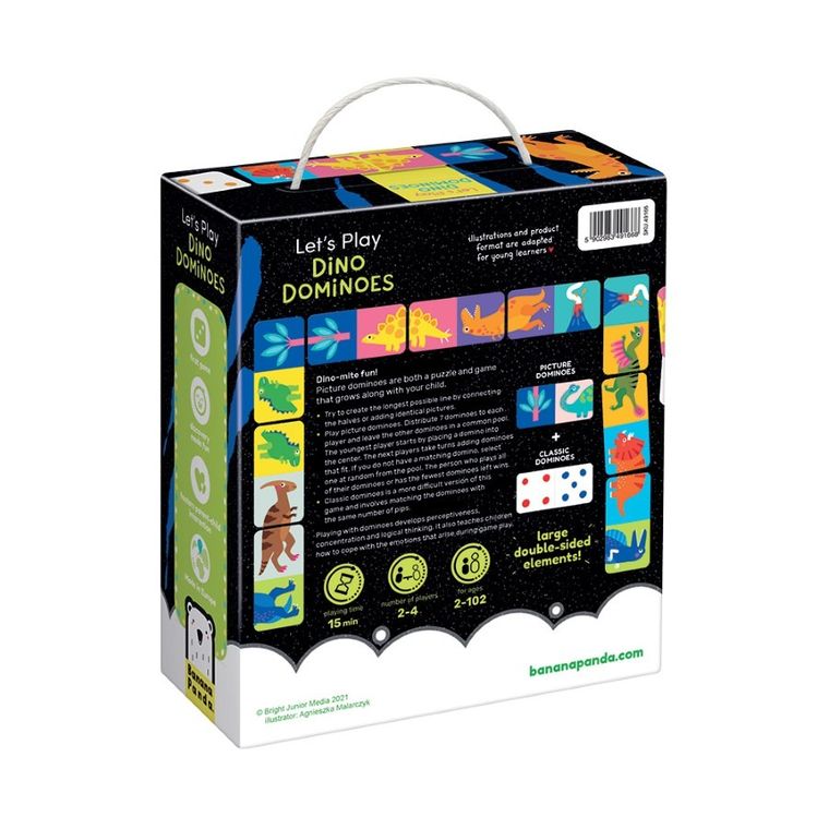 Banana Panda, Let's Play, Dominouri Dino, joc, 2 ani+