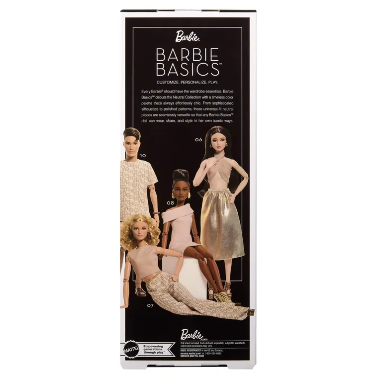 Barbie, Basics Model 06, papusa fashion de colectie