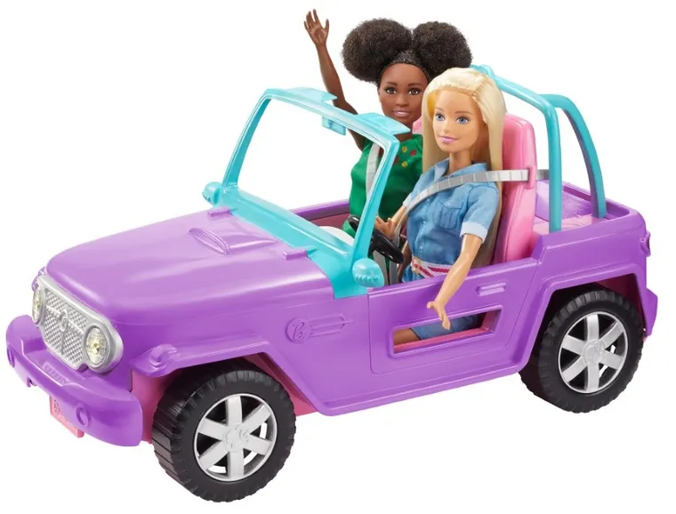 Barbie, Beach Jeep, masina fara papusi