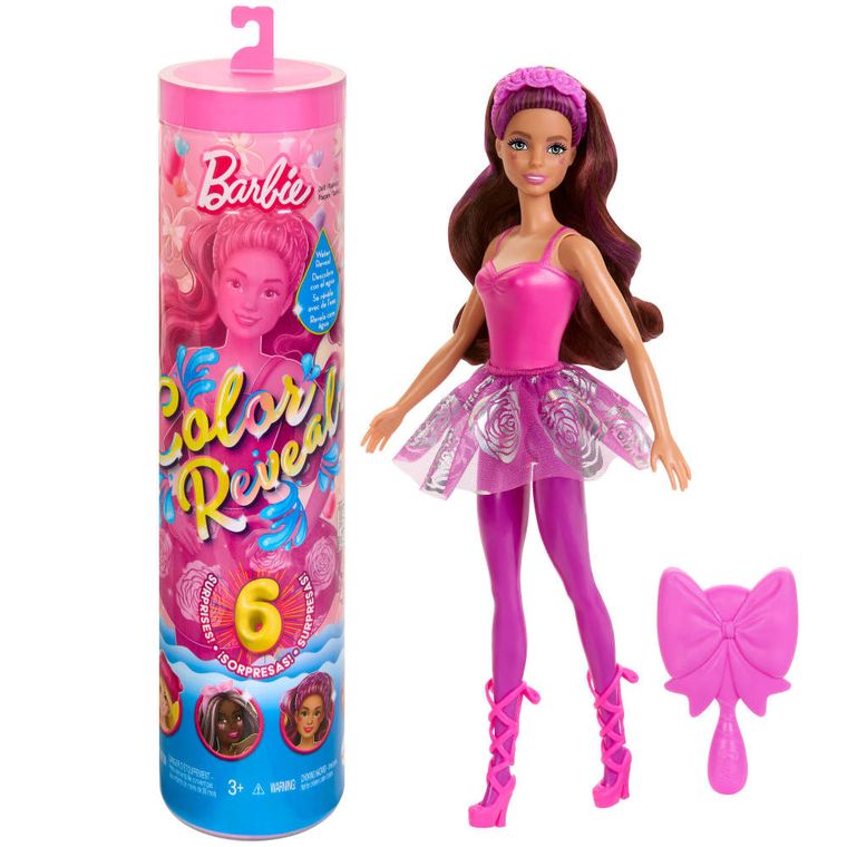 Barbie, Color Reveal, Balerinii, papusa surpriza, 1 buc.