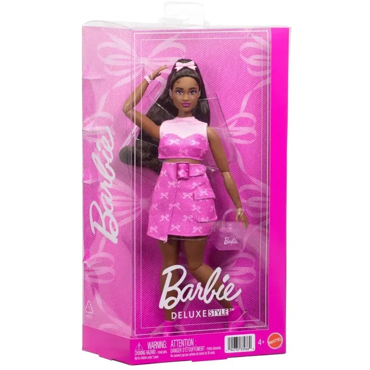 Barbie, Deluxe Style, Denim roz, Top si fusta, papusa