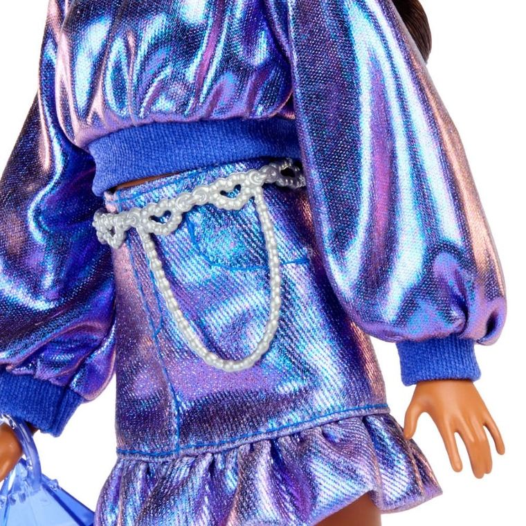 Barbie, Deluxe Style, papusa, set albastru