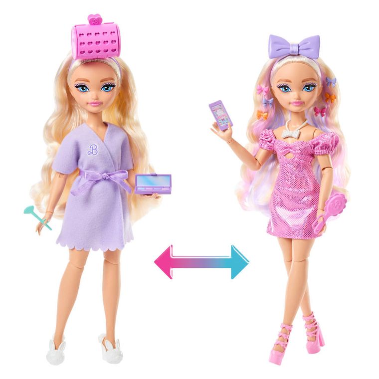 Barbie, Dream Besties, Get ready with Barbie!, papusa Malibu cu accesorii