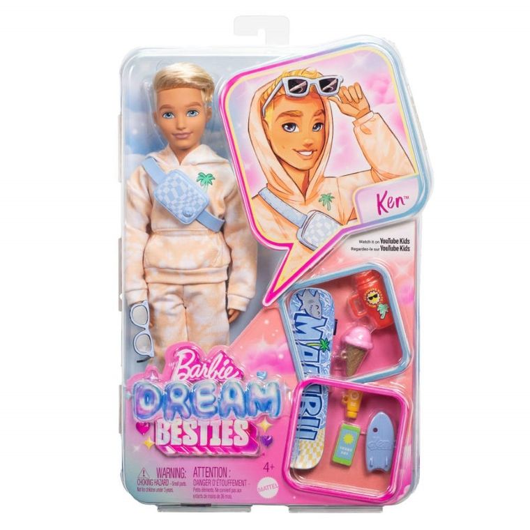 Barbie, Dream Besties, Ken, papusa cu accesorii