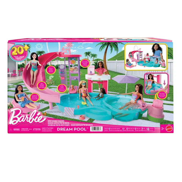 Barbie, Dream Pool, set de joaca fara papusi
