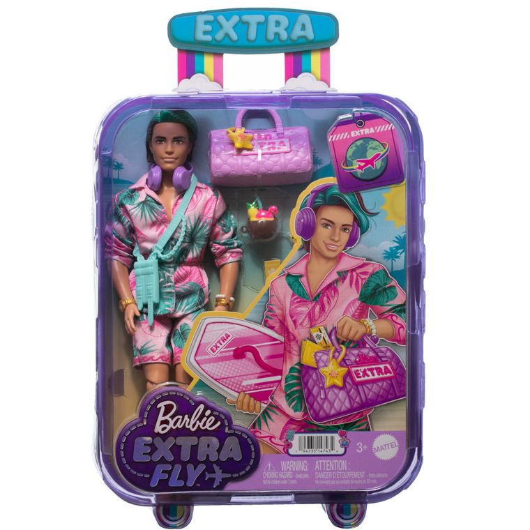Barbie, Extra Fly, papusa Ken cu accesorii - smyk.ro Barbie, Extra Fly, papusa Ken cu accesorii - smyk.ro