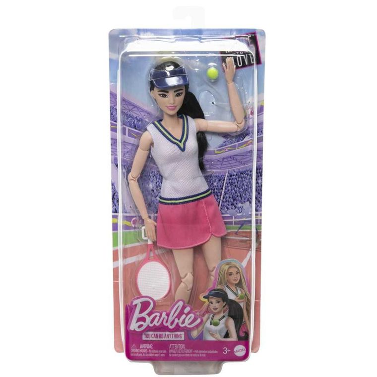 Barbie, Made to Move, Tenismena, papusa cu accesorii