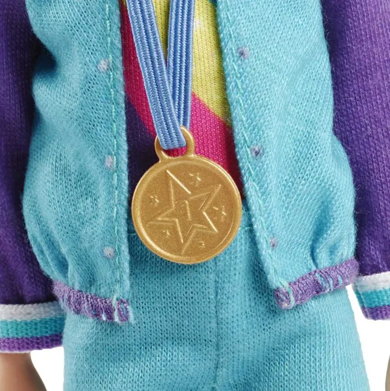 Barbie, Stacie Gimnasta, set cu papusa si accesorii