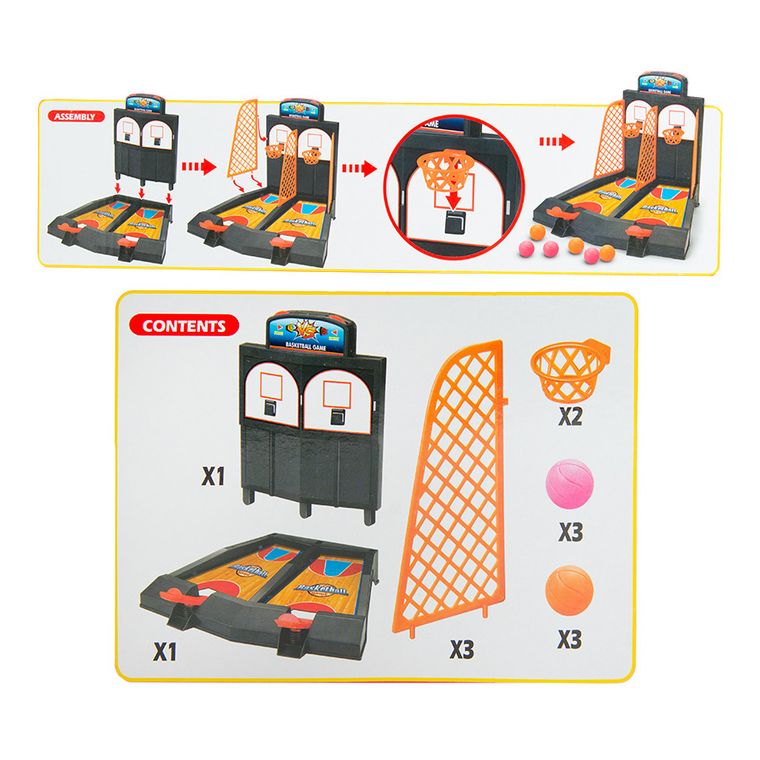 Baschet de masa, joc de indemanare