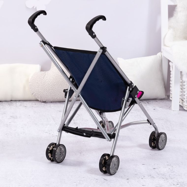 Bayer Design, Buggy, carucior sport pentru papusi, roz-albastru
