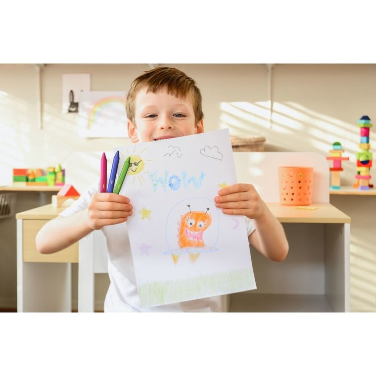 Bic, Kids, Plastidecor Triangle, creioane cerate, 12 culori