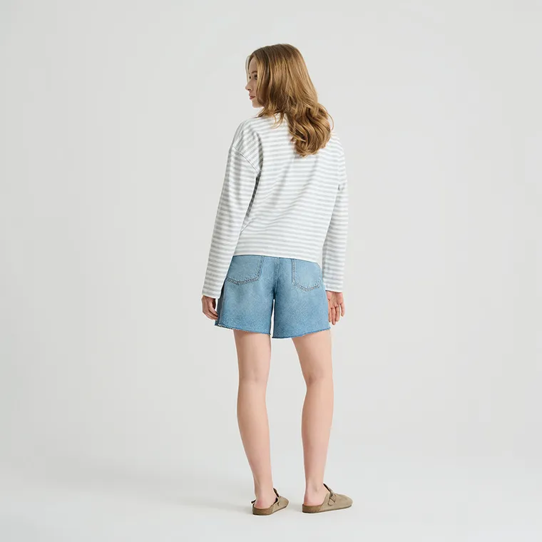 Bluza cu maneca lunga si croiala loose NOWEAR