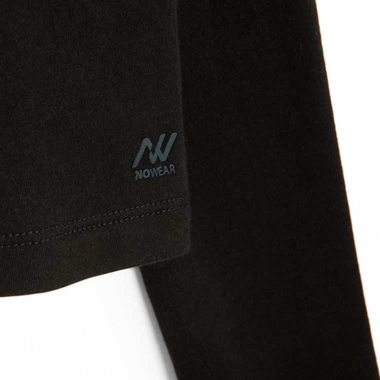 Bluza mulata neagra cu maneca lunga NOWEAR