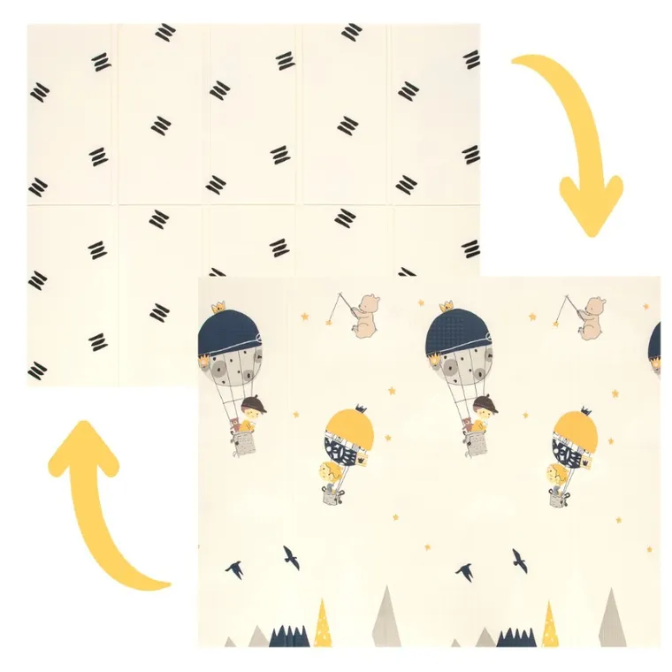 Bocioland, Baloane, covoras din spuma pliabil, 150-180 cm