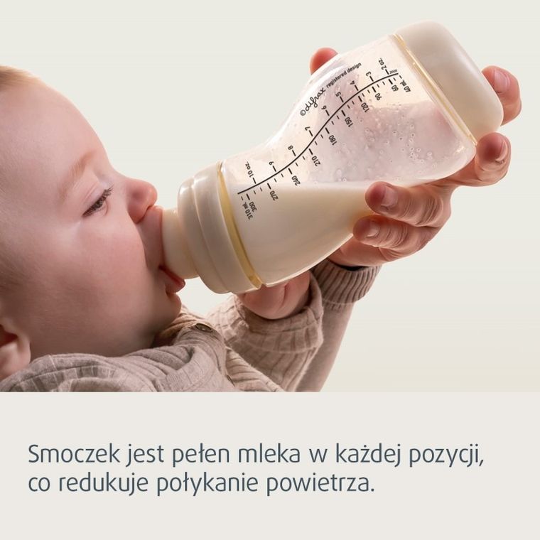 Canpol babies, biberon cu tetina anticolici S-Shape, 200 ml