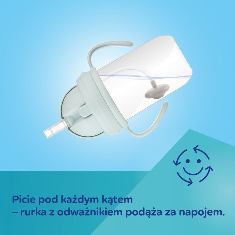Canpol babies, cana anti-varsare si pai cu greutate, crem, 270 ml