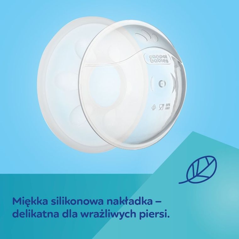 Canpol babies, cupe colectoare tip scoica pentru laptele matern, 2 buc.
