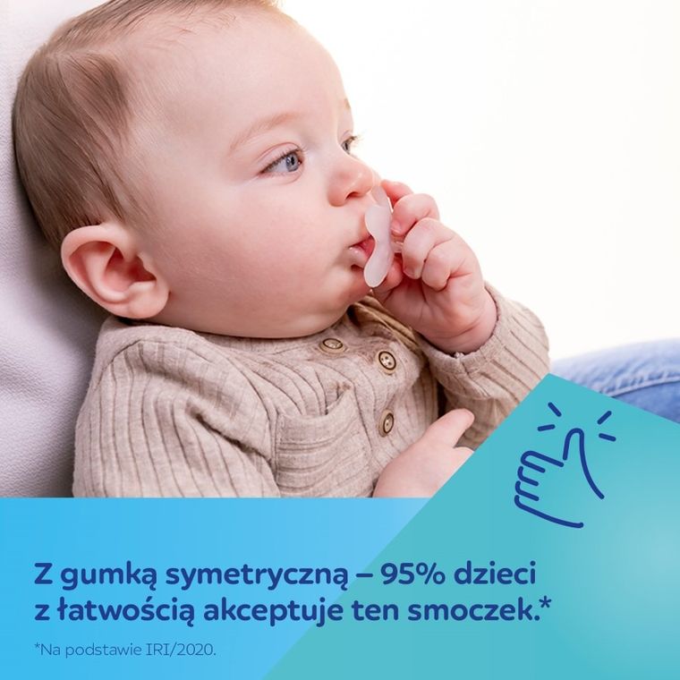 Canpol babies, suzeta din silicon, simetrica, portocaliu, 0-6m