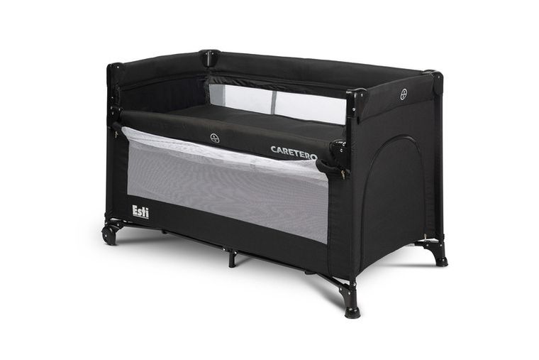 Caretero, Esti, patut de calatorie cu laterale rabatabile, negru