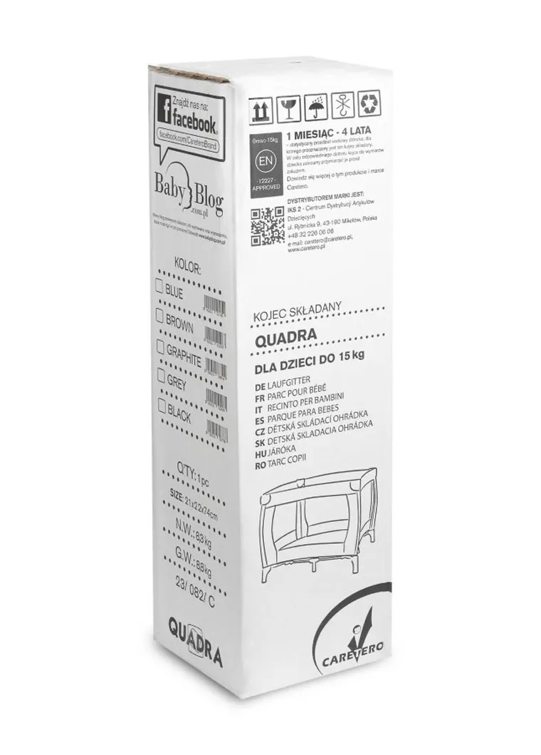 Caretero, Quadra, tarc de joaca pentru copii, granit