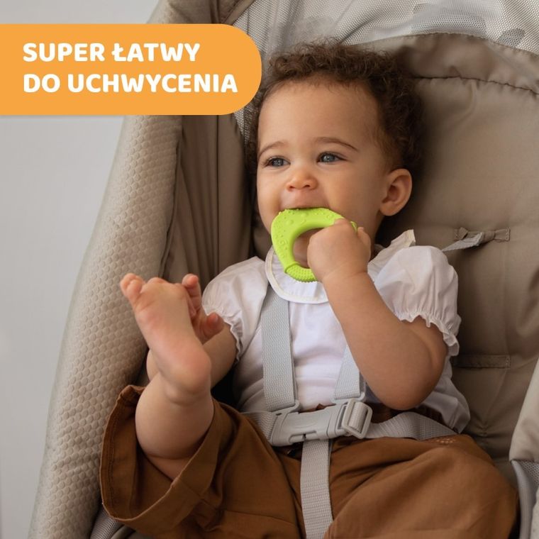 Chicco, Avocado, jucarie dentitie, moale, verde