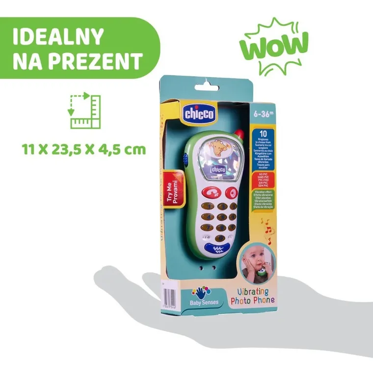 Chicco, Baby Senses, Telefon cu camera foto, jucarie interactiva