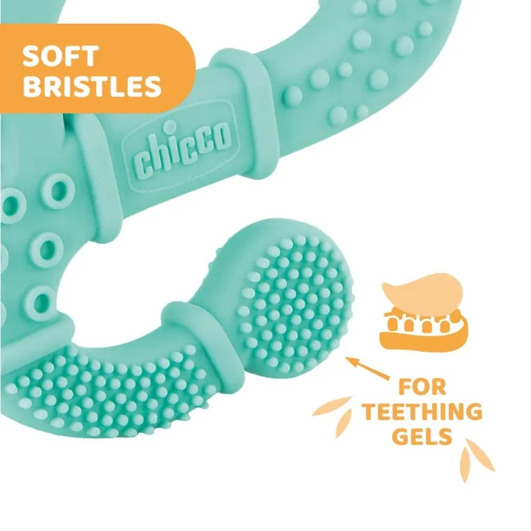 Chicco, Soparla, jucarie dentitie, moale, verde