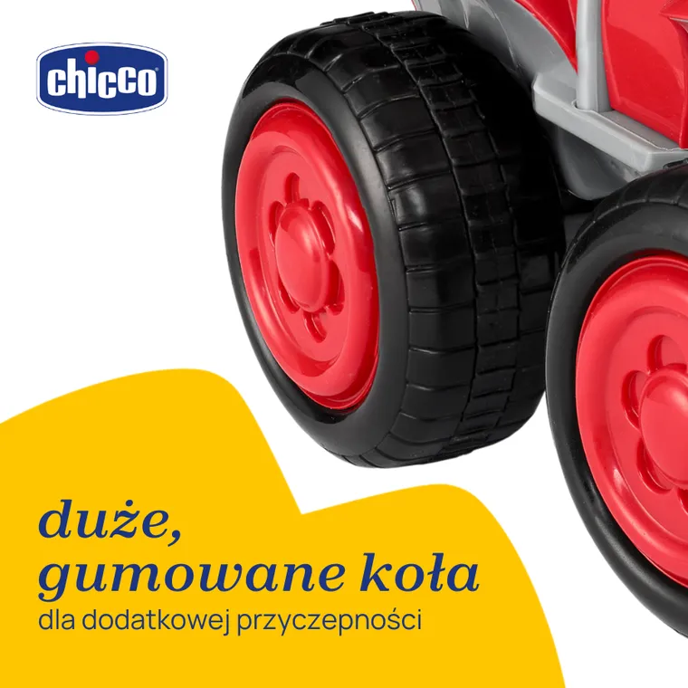 Chicco, Turbo Team, Masina Billy, vehicul cu telecomanda, rosu