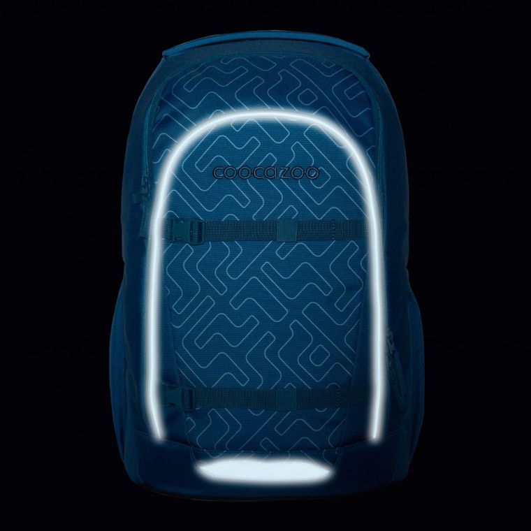 Coocazoo, Every, rucsac pentru scoala, cu 1 compartiment, Blue Maze