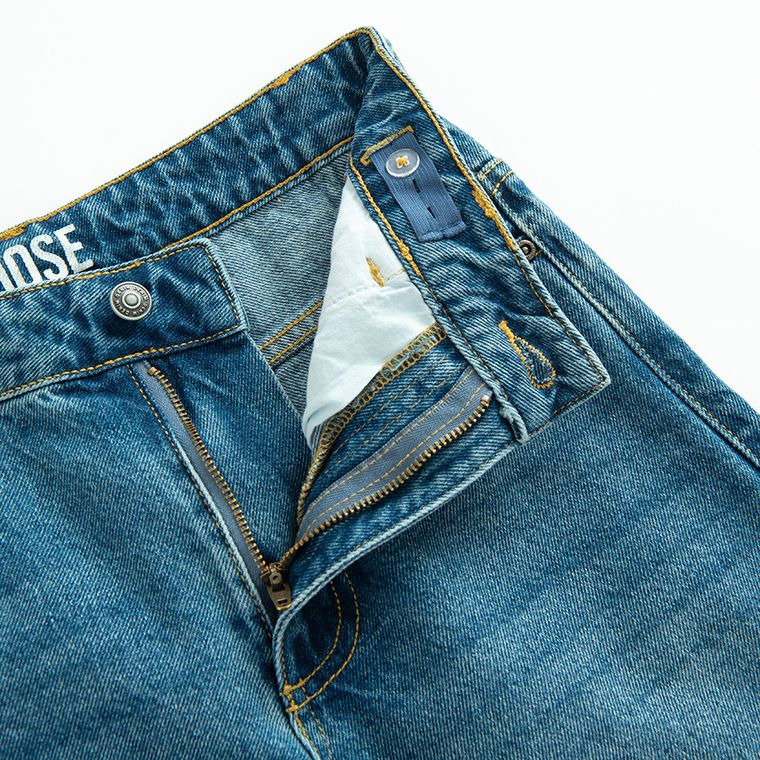 Cool Club, Blugi pentru baieti, loose fit, albastru