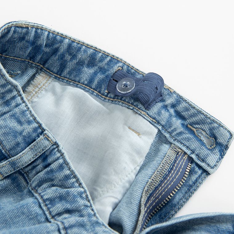 Cool Club, Blugi pentru fete, cargo wide, albastru