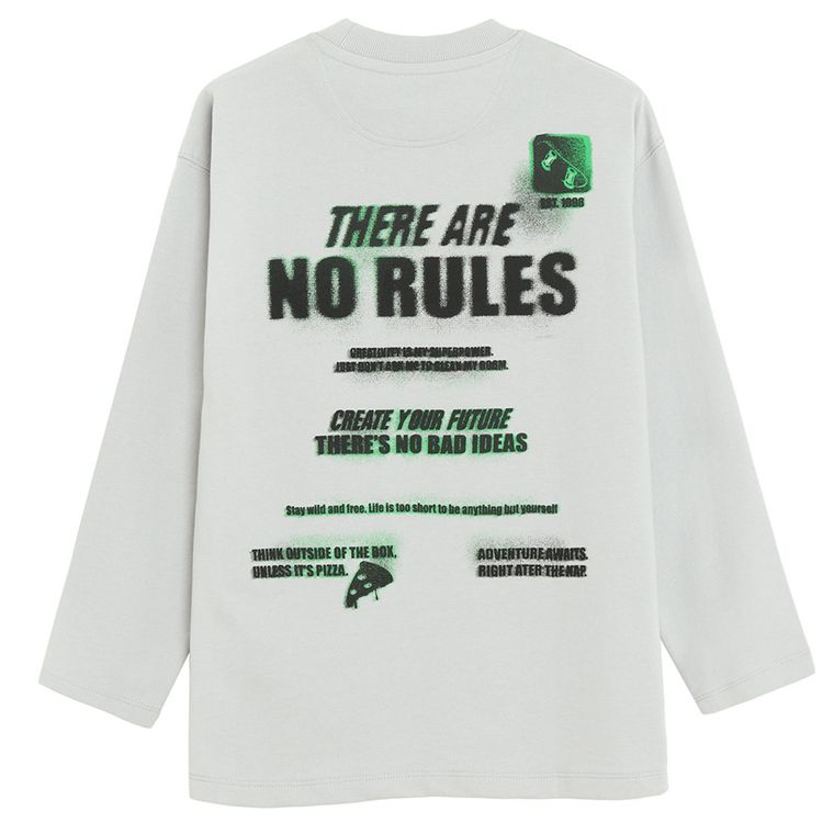 Cool Club, Bluza cu maneca lunga pentru baieti, gri