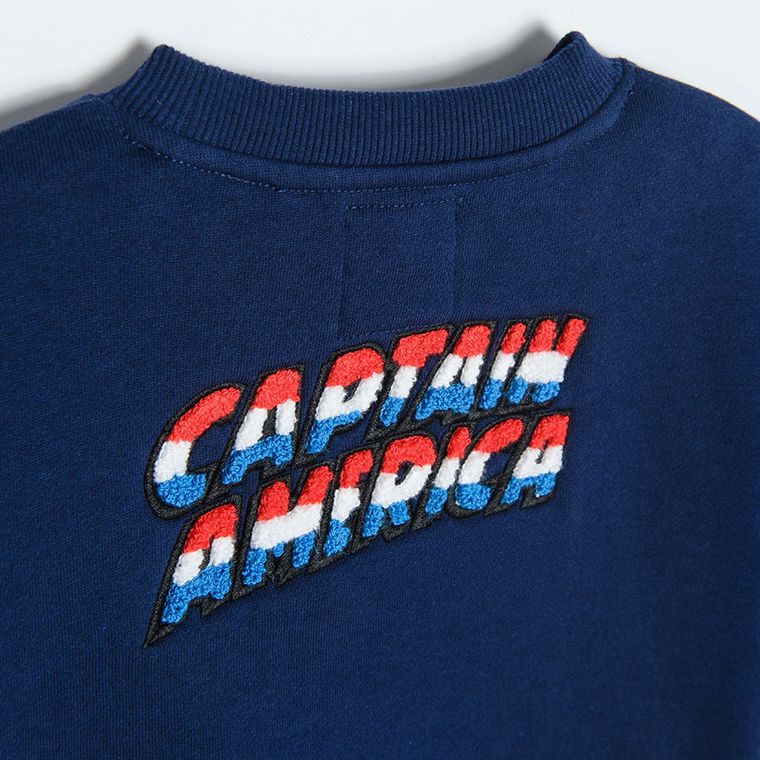 Cool Club, Bluza pentru baieti, bleumarin, imprimeu Marvel Super Heroes