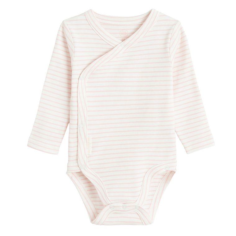 Cool Club, Body cu maneca lunga pentru fete, alb, set, 2 buc.