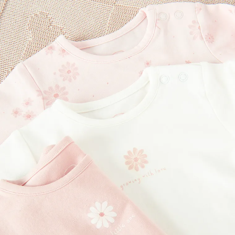 Cool Club, Body cu maneca lunga pentru fete, mix, set, 3 buc.