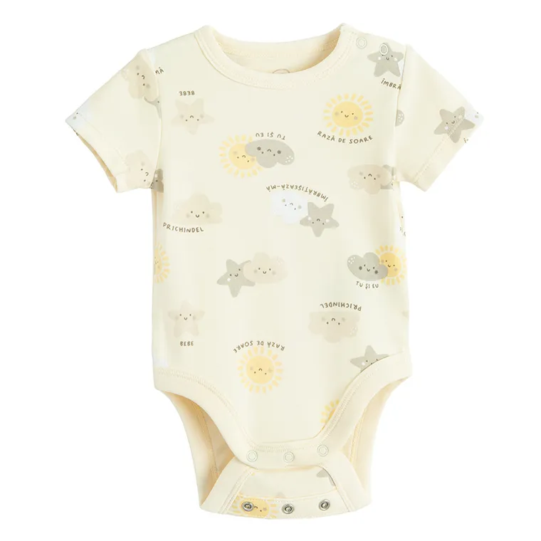 Cool Club, Body cu maneca scurta pentru baieti, mix, set, 4 buc.