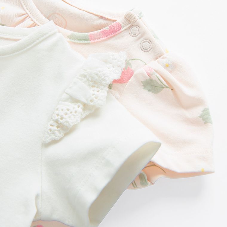 Cool Club, Body cu maneca scurta pentru fete, mix, set, 2 buc.